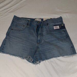 Universal Thread High Waist Light Blue Denim Cutoff Shorts